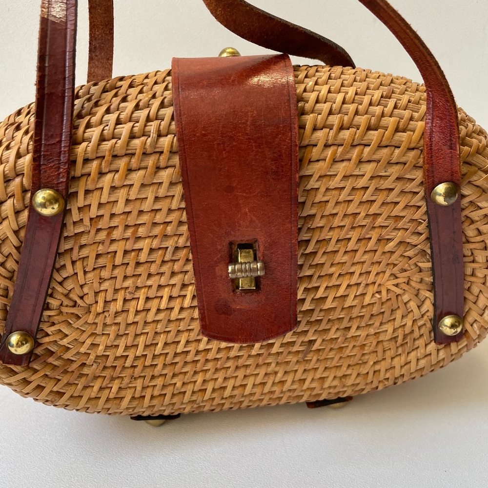 ๐HP๐ Vintage Boho Wicker Bag Clutch - Picture 2 of 9